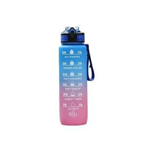 1L Motivational Water Bottle for Gym Workouts