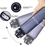 BPA Free 1L Motivational Water Bottle for Gym
