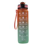 1L Motivational Water Bottle with Time Markings