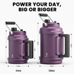 64 oz Insulated Gym Water Bottle - Meoky