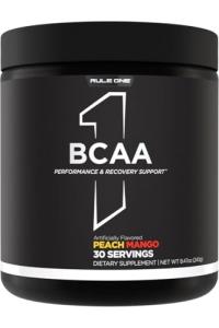 Rule1 R1 BCAA Powder, Peach Mango Flavor 255g