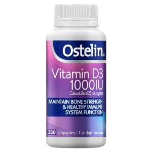 Ostelin Vitamin D3 1000IU Capsules for Bone Health