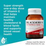 Blackmores Vitamin E 1000IU for Healthy Cholesterol