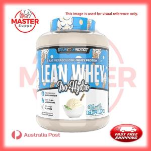 Musclesport Lean Whey Protein Powder 5LB with Towel