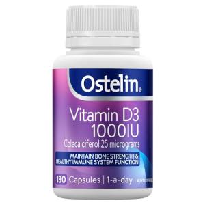 Ostelin Vitamin D3 1000IU Capsules for Bone Health