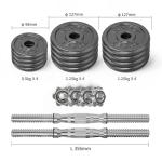 15kg Adjustable Cast Iron Dumbbell Set for Home Gym