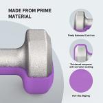 PROIRON 1.5kg Neoprene Dumbbells Set (Purple)