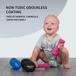 PROIRON 1.5kg Neoprene Dumbbells Set (Purple)