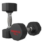 PROIRON 10kg Rubber Dumbbells for Strength Training
