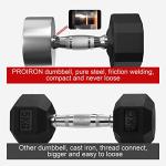 PROIRON 10kg Rubber Dumbbells for Strength Training