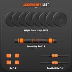 10KG Adjustable Dumbbells Set for Home Workouts