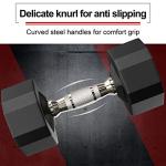 PROIRON 10kg Rubber Dumbbells for Strength Training