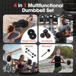 Adjustable 20KG Dumbbell Set for Home Workouts