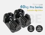 Adjustable 40kg Dumbbell Set for Gym Workouts