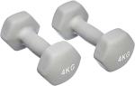 Neoprene Dumbbell Set, 8kg and 4kg, Gray
