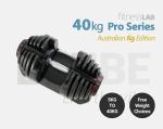 Adjustable 40kg Dumbbell Set for Gym Workouts