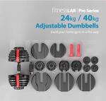 24kg Adjustable Dumbbell for Gym Workouts