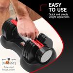Koreal 2-Pack Adjustable Dumbbells Set, 11KG Total