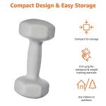 Neoprene Dumbbell Set, 8kg and 4kg, Gray