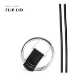 Travel Coffee Mug with Flip Lid, 16oz