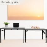 Height Adjustable Desk Set with Locking Casters