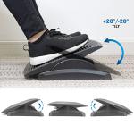 Adjustable Ergonomic Footrest with Massage Surface