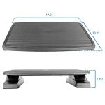 Adjustable Ergonomic Footrest with Massage Surface