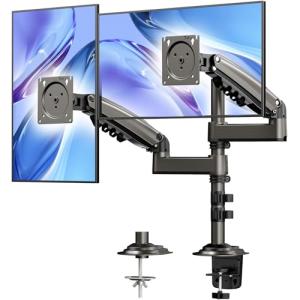 Ergonomic Dual Monitor Stand for 17-32 Inch Screens