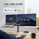 Adjustable Monitor Stand for 32" Screens & Laptops