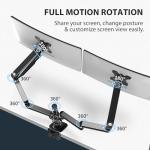 Eureka Ergonomic Dual Adjustable Monitor Stand