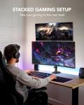 Ergonomic Dual Monitor Stand for 17-32 Inch Screens