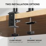Adjustable Monitor Stand for 32" Screens & Laptops