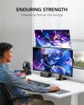 Ergonomic Dual Monitor Stand for 17-32 Inch Screens