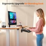 Ergonomic Under Desk Keyboard Tray with 360° Rotation