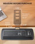 Adjustable Ergonomic Under Desk Keyboard Tray