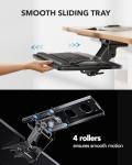 Adjustable Ergonomic Under Desk Keyboard Tray