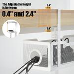 Under Desk Cable Management Tray - No Drill
