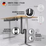 Under Desk Cable Management Spine for Sit Stand Desks
