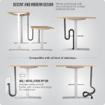 Under Desk Cable Management Spine for Sit Stand Desks