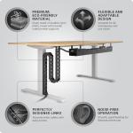 Under Desk Cable Management Spine for Sit Stand Desks