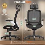 Ergonomic High Back Office Chair with Headrest