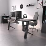 Under Desk Cable Management Spine for Sit Stand Desks