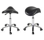 Antlu Adjustable Saddle Stool with Rolling Wheels