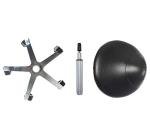 Antlu Adjustable Saddle Stool with Rolling Wheels