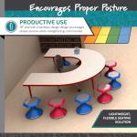 Active Learning Backless Stool for Office or Classroom