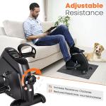 Under Desk Mini Exercise Bike with LCD Display