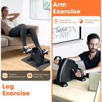 Under Desk Mini Exercise Bike with LCD Display
