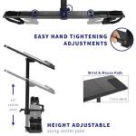 VIVO Adjustable Ergonomic Laptop Treadmill Desk