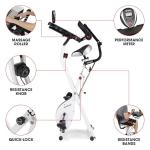 FitDesk Standing Exercise Bike with Adjustable Desk