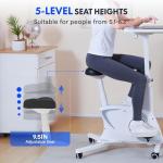 FLEXISPOT Under Desk Exercise Bike with Removable Desktop